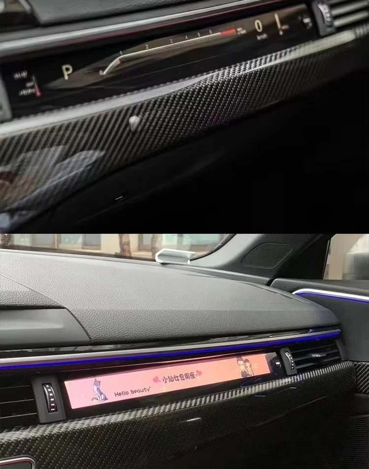 Passenger Side Virtual Cockpit LCD Screen Replacement for  A6 C8 A7 C8 2019-2025 Instrument Interior Trim